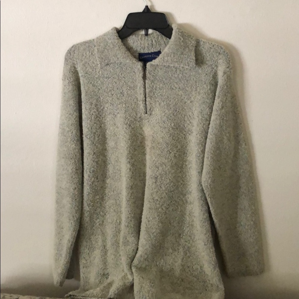 Charter Club quarter zip sweater